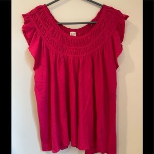 Free people ruffle top